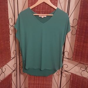 Loft jade green top